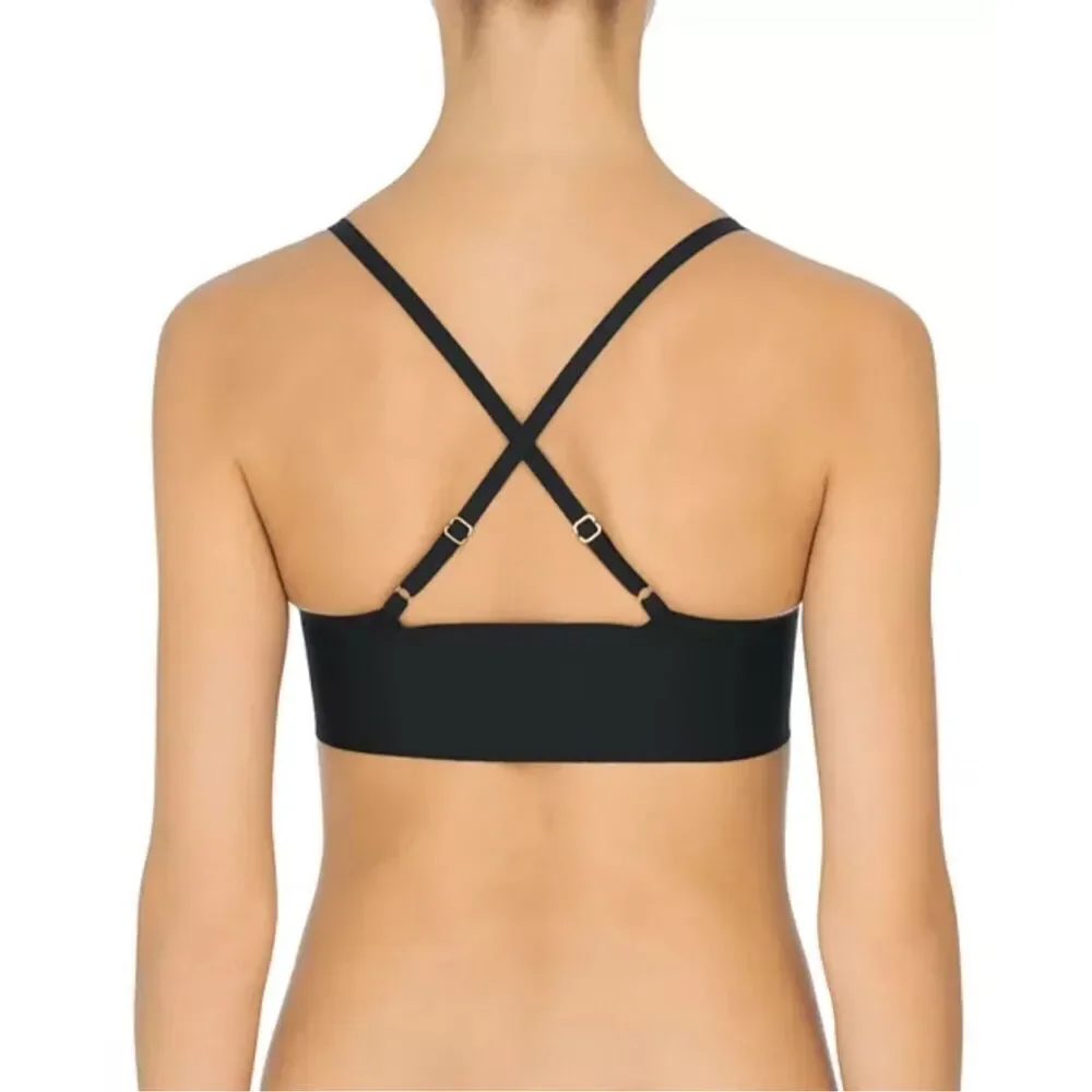 Natori NWT Full Fit Zone Front Close Bra Black 34D